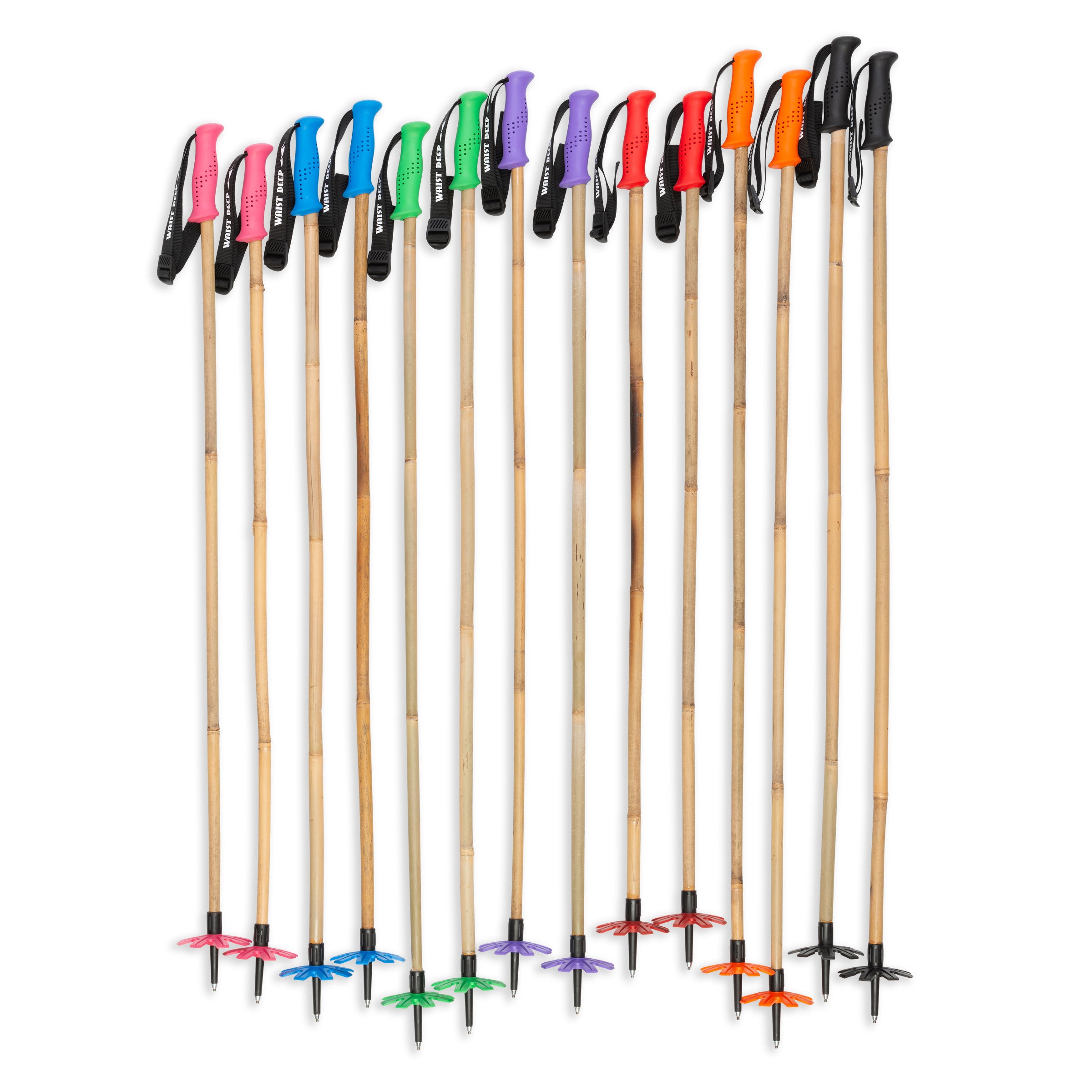 Bamboo Ski Poles – Waist Deep Ski Company
